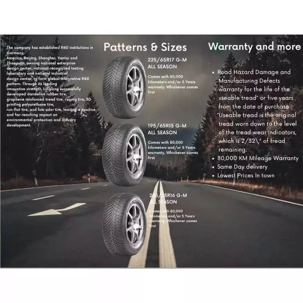 225/60R16 GreenMax All Season 102V XL - F&L Tires
